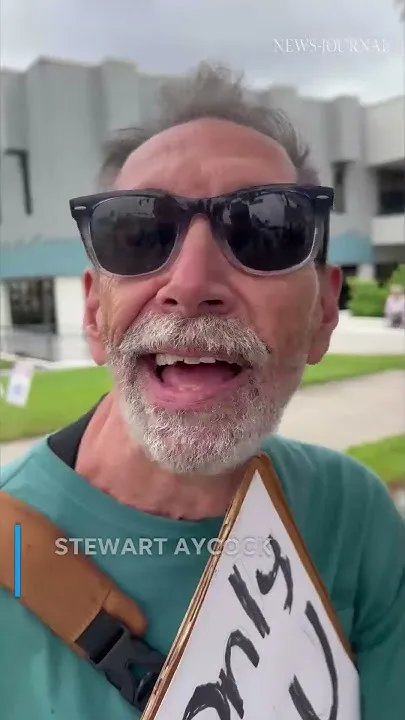 'No Kings' demonstrators urge election turnout in Daytona (Video)