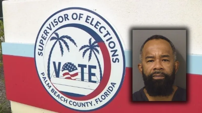 Convicted murderer accused of trying to vote three times in Palm Beach County