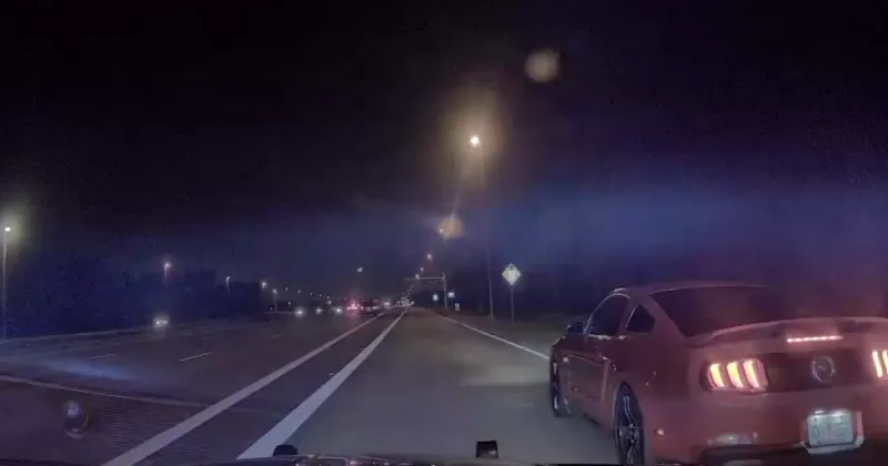 2 arrested after racing Ford Mustangs at more than 120 mph on I-4: FHP