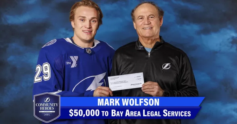 Tampa Bay Lightning Community Hero: Mark Wolfson
