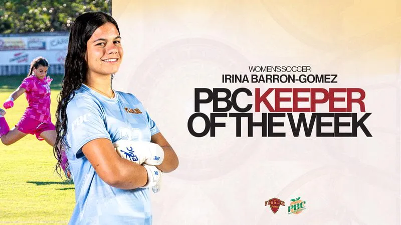 Barron-Gomez Named PBC Goalkeeper of the Week