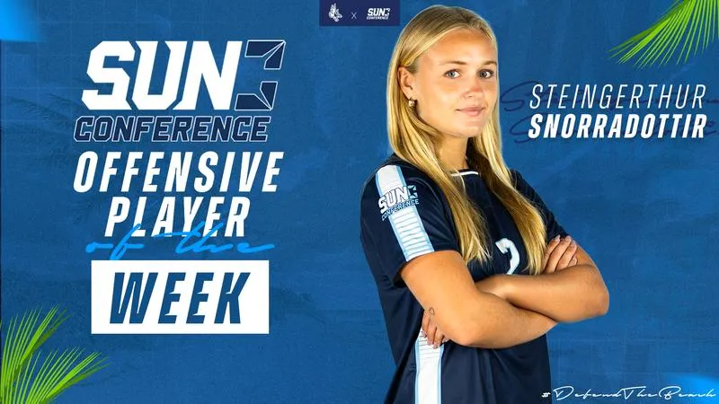 Snorradttir Earns Sun Conference Offensive Player of the Week Honors