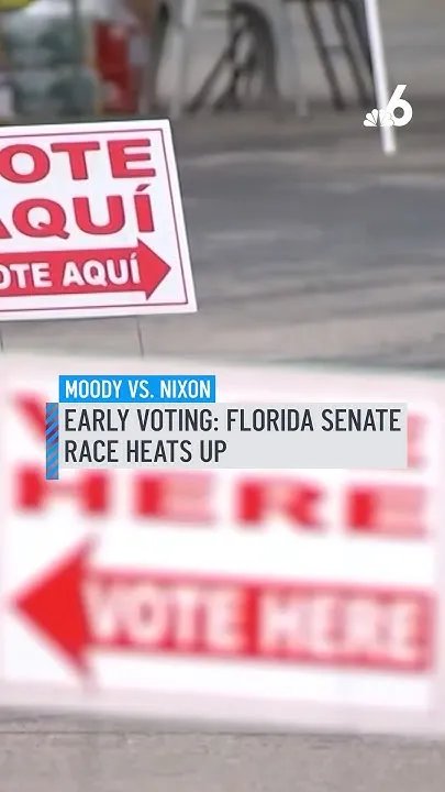 Early Voting: Florida Senate Race Heats Up (Video)