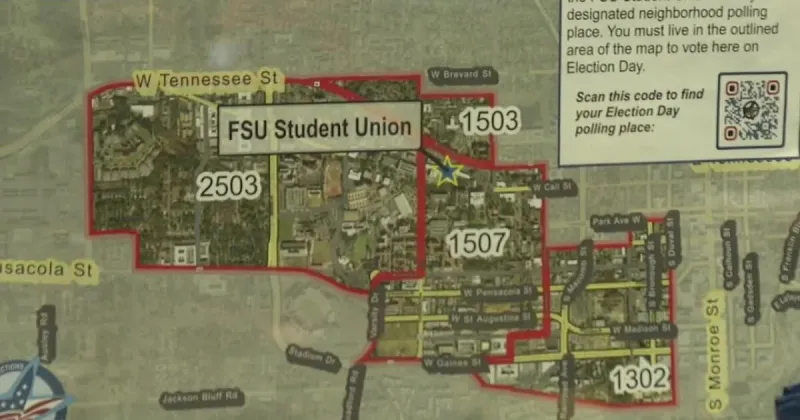 Early voting opens in Tallahassee, and FSU students are already casting ballots on campus
