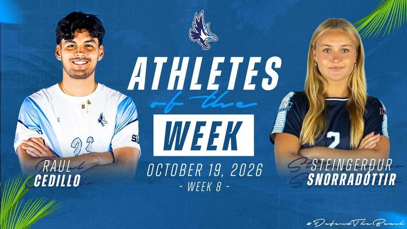 Cedillo and Snorradttir Named Keiser Athletes of the Week - Week 8