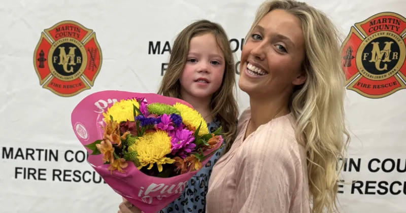 Martin County woman honored after using CPR to save 3-year-old girl from swimming pool