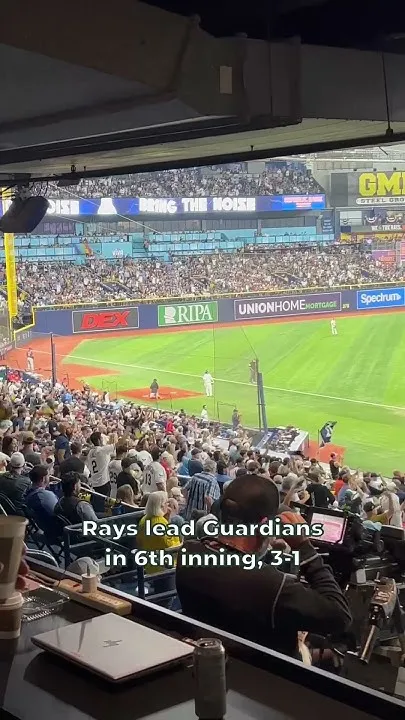 Rays still ahead 3-1 against Guardians (Video)