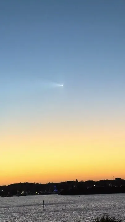 Sunset rocket launch Tuesday morning (Video)