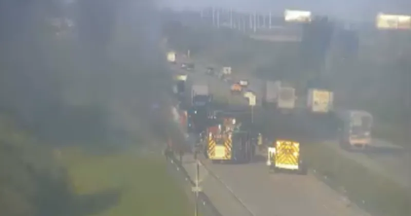 Truck fire shuts down Florida's Turnpike South in St. Lucie County