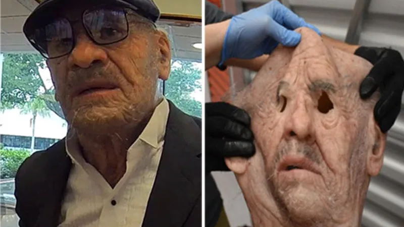 Man allegedly wearing 'old man' mask charged following bank robberies: Officials