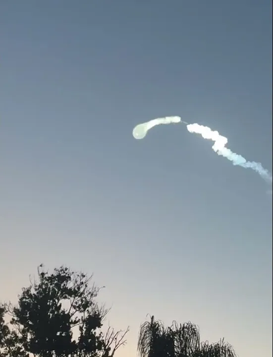 SpaceX early morning launch 'jellyfish effect from Port Orange (Video)