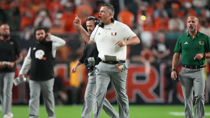Mario Cristobal claps back at Mike Norvell's whining about the officials and moves on from FSU win