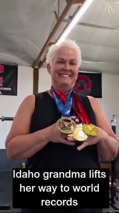 Idaho grandma lifts her way to world records (Video)