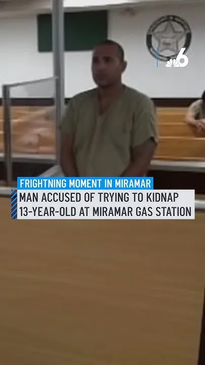 Man accused of trying to kidnap 13-year-old at gas station (Video)