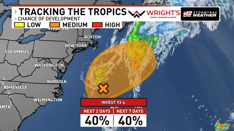 Invest 93L may develop, but South Florida is not in its path