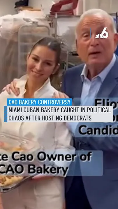 Miami Cuban bakery, Cao Bakery, caught in political firestorm after hosting Democrats (Video)