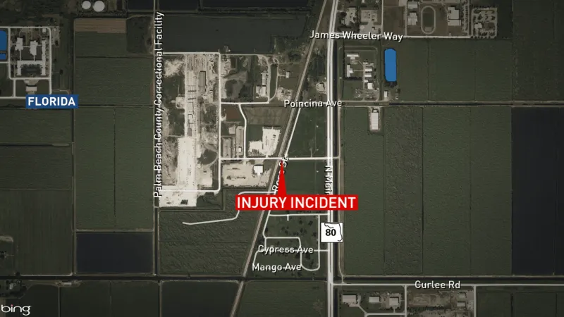 Worker struck by moving excavator at Belle Glade construction site, fire rescue says
