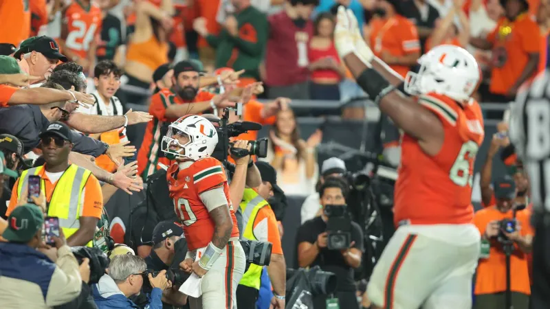 Miami notched a big win over its biggest rival and sent a message to the top recruits