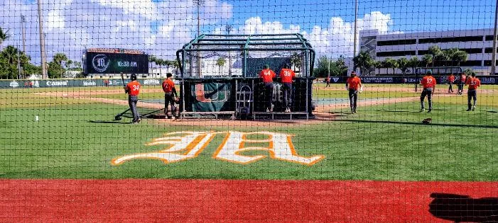 Getting Ready for Today's Scrimmage with Batting Practice