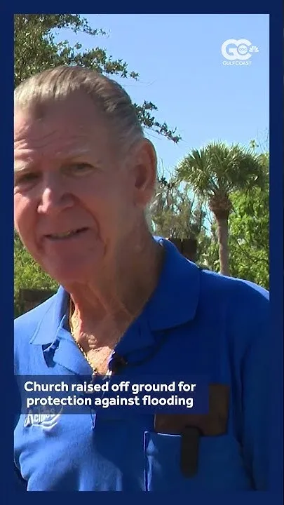 Florida church raised to protect it from future flooding (Video)
