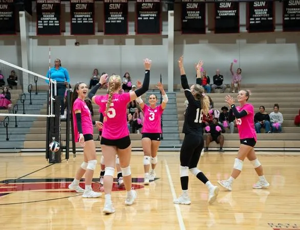 Fire Sweep Florida College on Breast Cancer Awareness Night