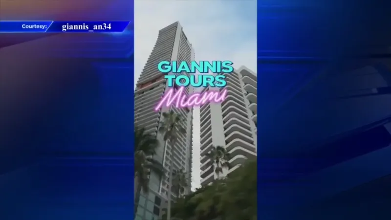 Giannis tours local Miami basketball courts for pick-up games, embraces Vice style in new ads