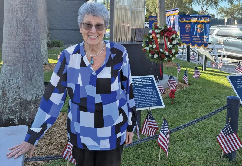 St. Petersburg Senior's 9/11 Artwork Displayed at 25th Anniversary Memorial Ceremony