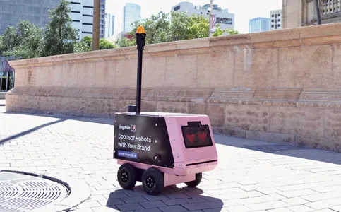 Robot food cart rules require delivery slowdown