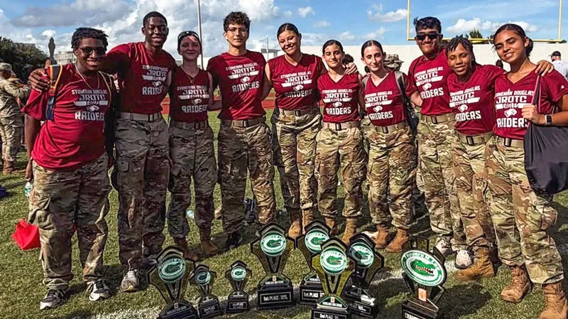 Marjory Stoneman Douglas JROTC Shines at Everglades Raider Meet