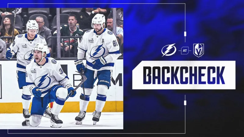 The Backcheck: Kucherov ties franchise record, Vasy stands tall in win over Vegas
