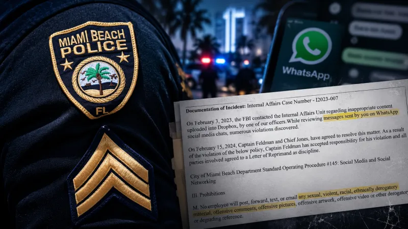 Miami Beach cops shared child sexual abuse material, Internal Affairs report finds