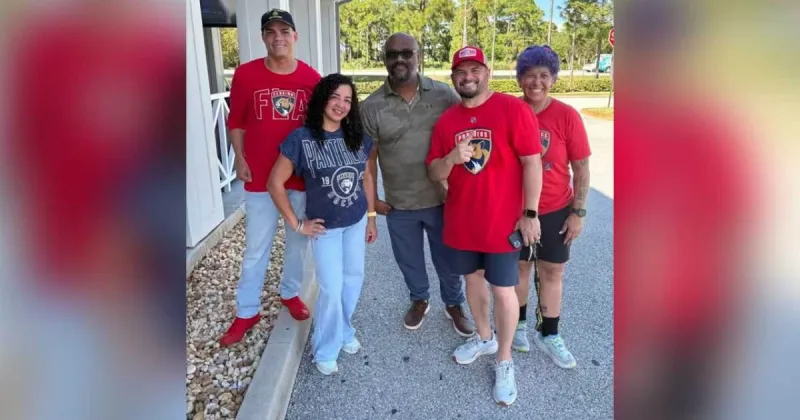 Panthers fans make 100-mile trek from Port St. Lucie to cheer on their team