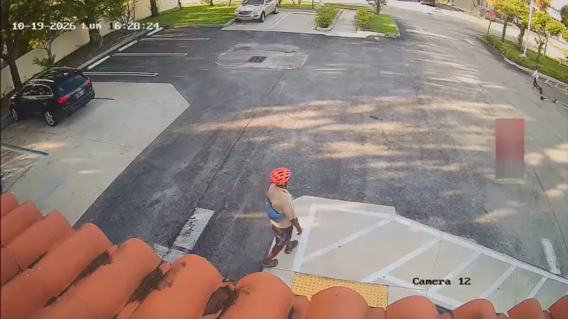 Surveillance footage captures suspect's failed attempt to kidnap 13-year-old girl at Miramar gas station, police say