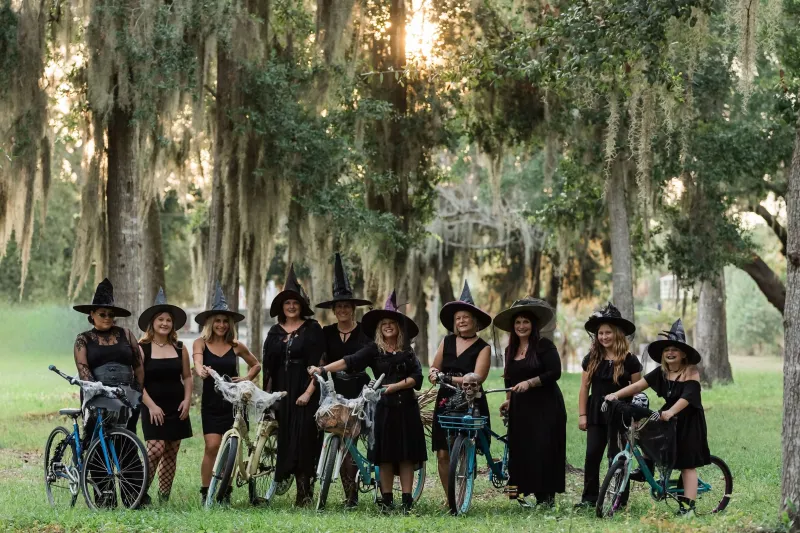 Go cackling through downtown Sanford during this weekend's Witches Ride