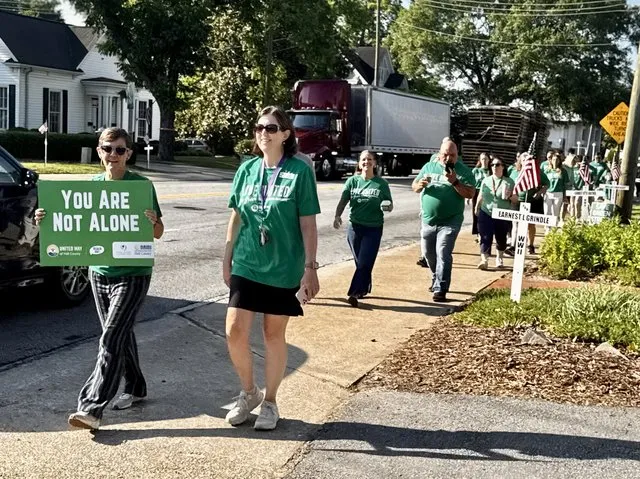 PHOTOS: Gainesville marks Mental Health Awareness Month with fourth annual 'Hall Goes Green' walk