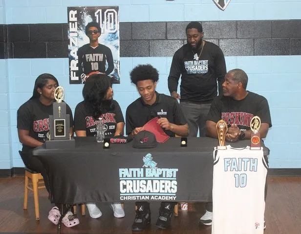 Erskine-bound Frazier made a quick impression at Faith Baptist