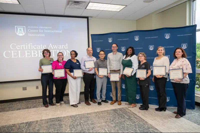 Augusta University celebrates faculty commitment to teaching excellence