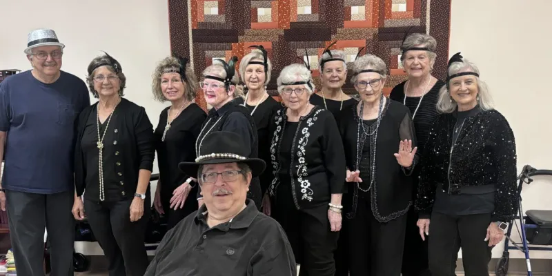 Local seniors "Puttin' on the Ritz" at monthly talent show