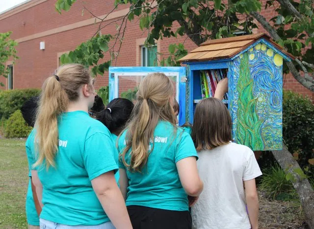 PHOTOS: Dawson County Woman's Club opens fourth Little Free Library