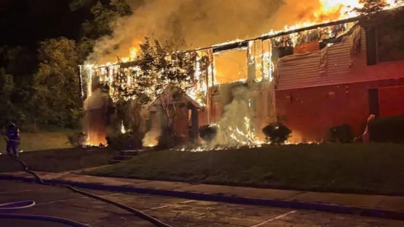 Fire breaks out Wednesday night on Mercer University Drive; cause under investigation