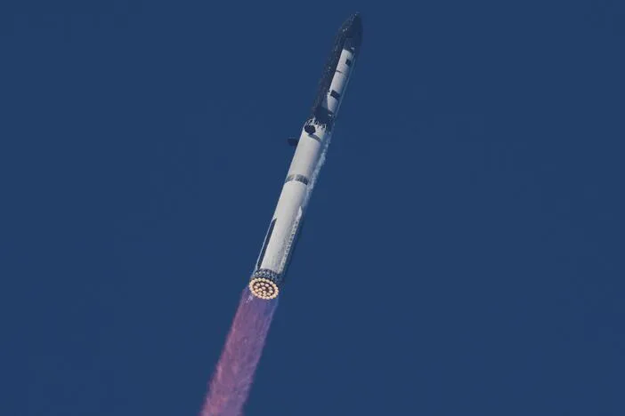 SpaceX launches its biggest, most beefed-up Starship yet on a test flight