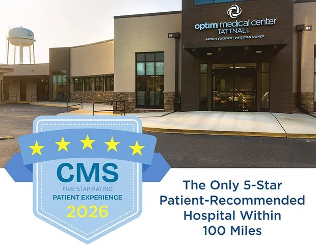 Optim Medical Center-Tattnall earns highest patient rating