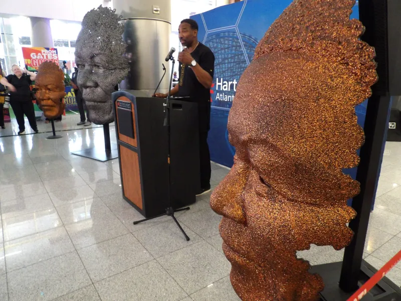 Atlanta Unveils Mandela Sculpture at Hartsfield-Jackson