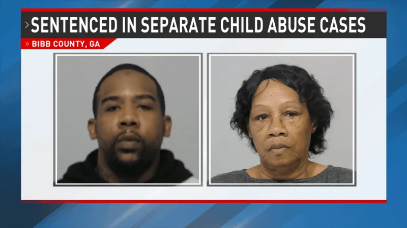 Two found guilty of child abuse in separate cases, Macon DA's Office says