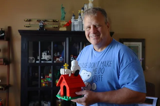 Forsyth County man designs the first-ever Snoopy Lego set, and it's going on sale