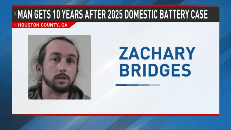 Houston County man gets 10 years, will serve four in prison in domestic battery case