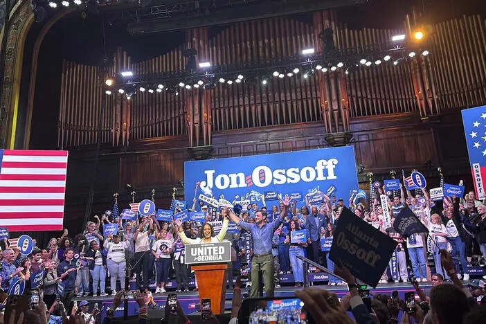 Democrats Ossoff and Bottoms host joint rally as GOP Senate challengers debate for June runoff