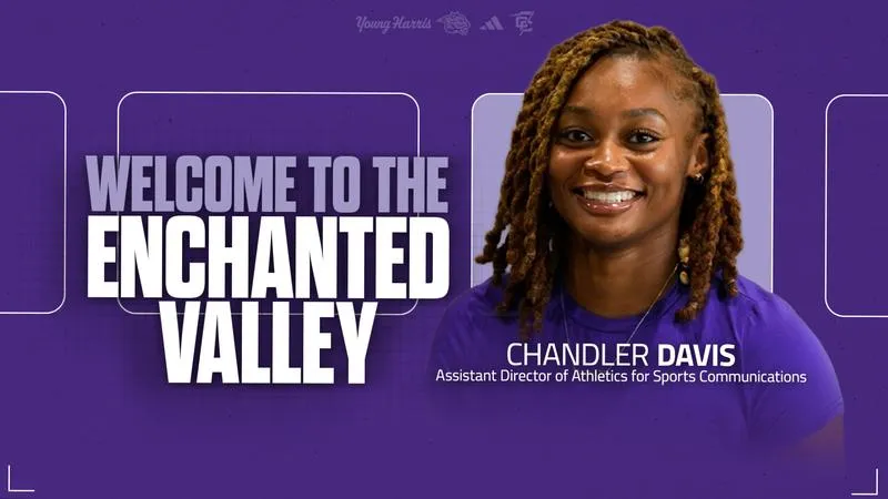 Young Harris College Welcomes Chandler Davis as Assistant Director of Athletics for Sports Communications