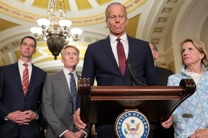 Senate Republicans start debate on ICE funding package