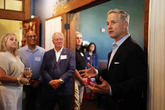John F. Kennedy receives local support during lieutenant governor campaign stop in Forsyth County